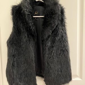 faux fur vest